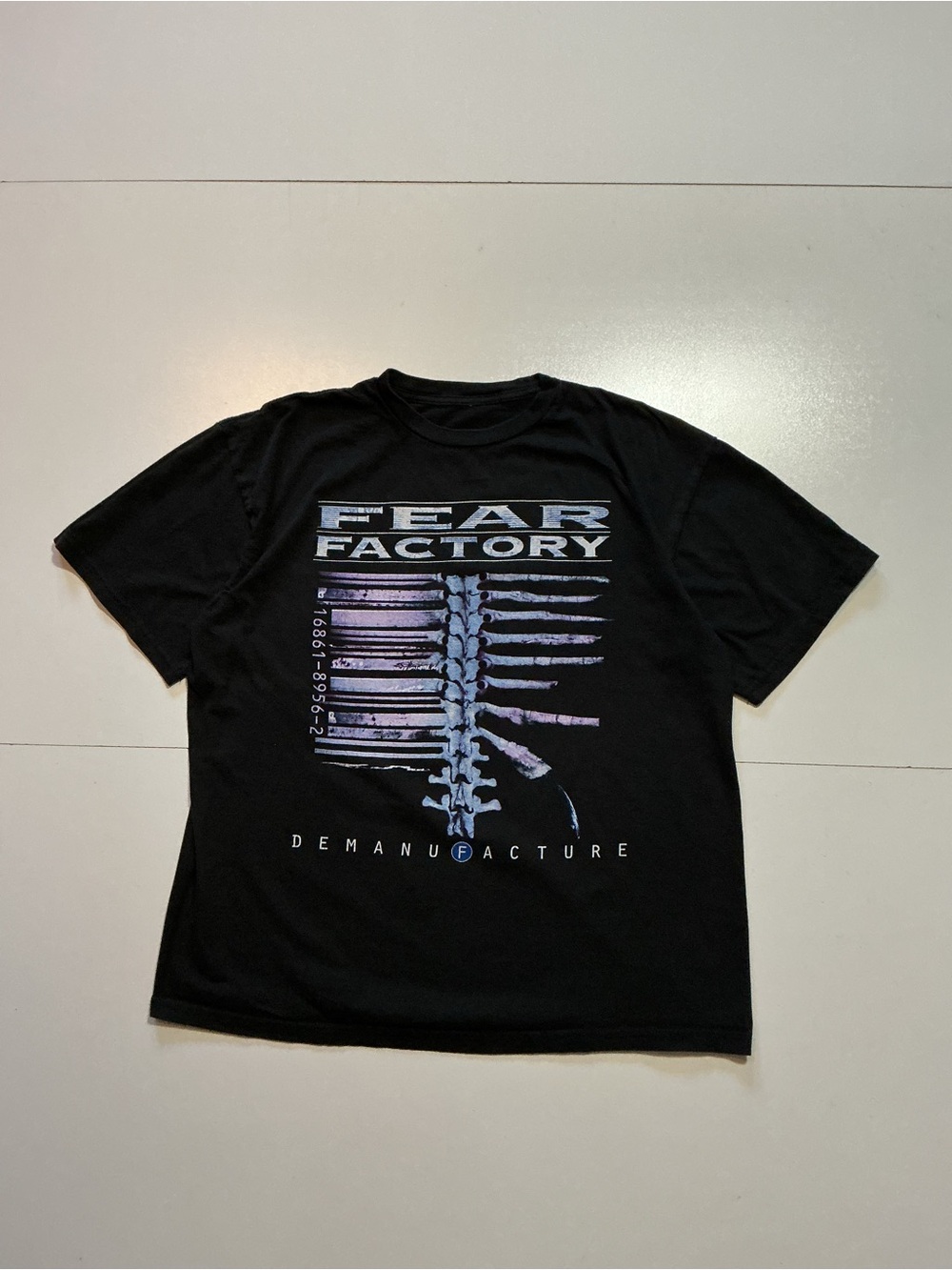 Fear Factory Demanufacture Industrial Heavy Metal Rock Band Graphic S/S T-Shirt